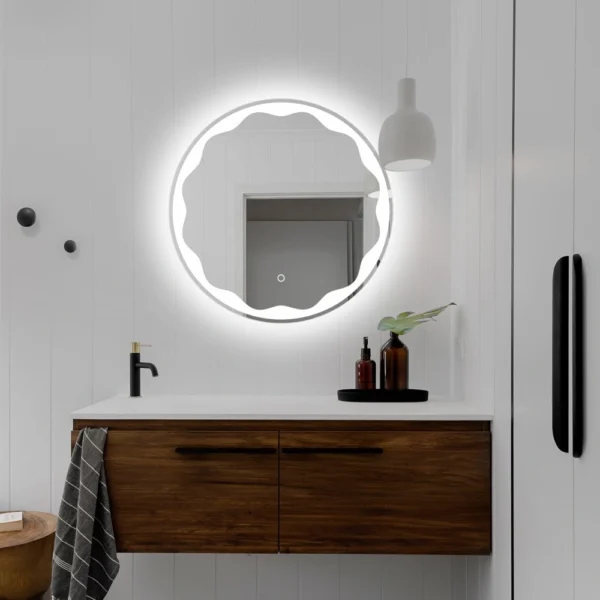 Rounded Shape Led Mirror